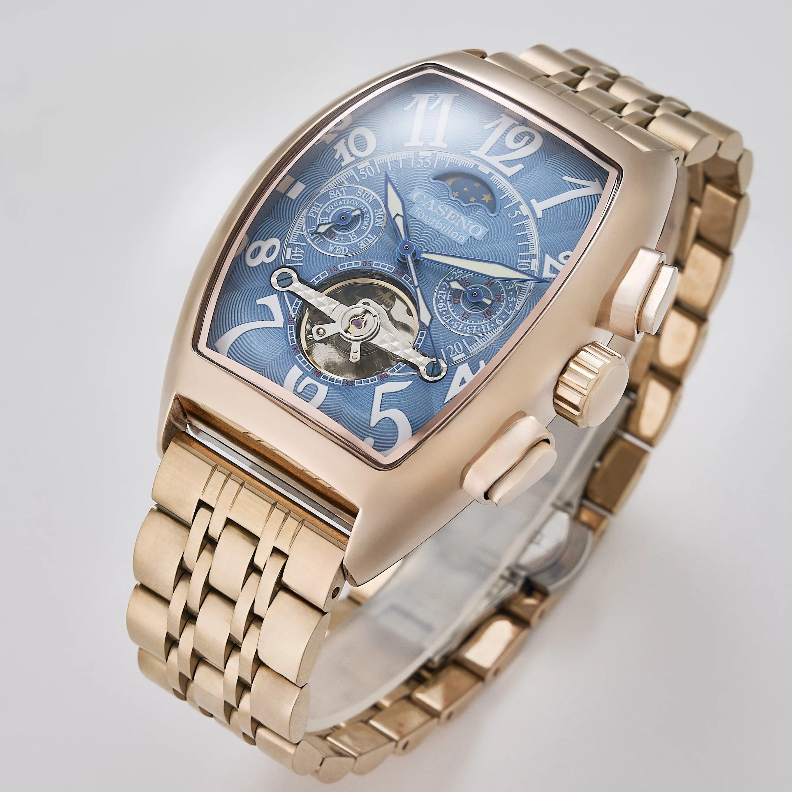CASENO Men's Automatic Mechani - Tourbillon Movement Watch review and price