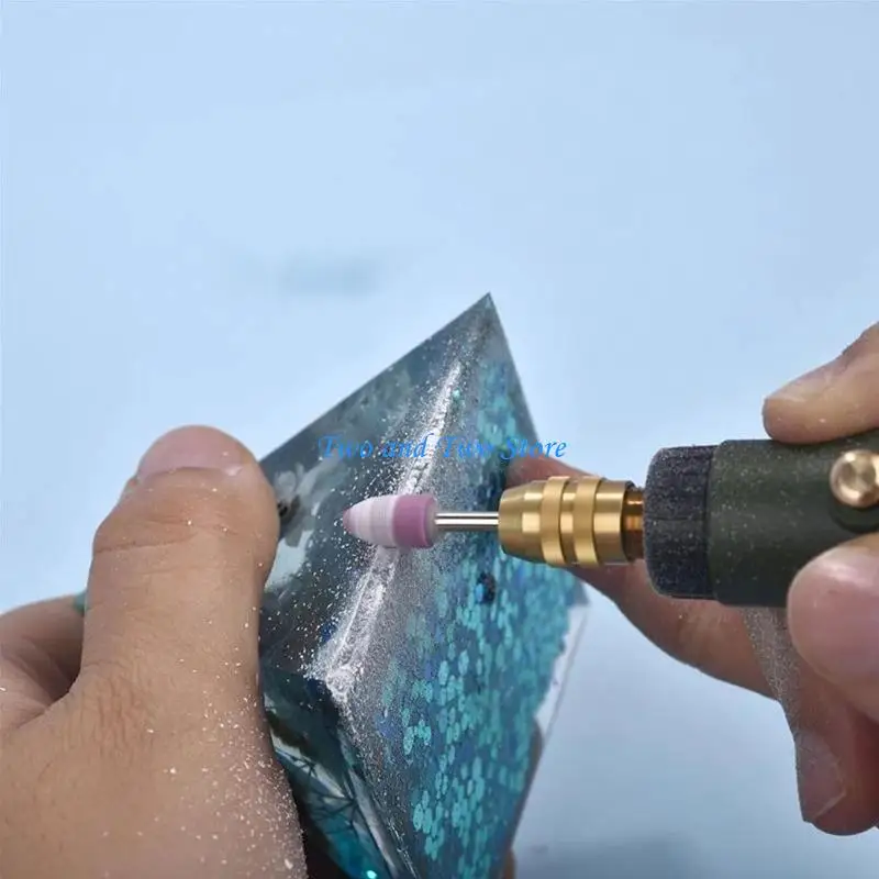 قلم نقش صغير للتلميع HX6F، مجموعة أدوات دوارة متعددة الأغراض للصنفرة والتلميع والحفر والحفر والحرف اليدوية