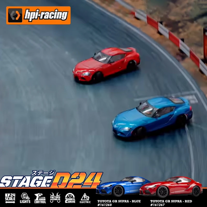 HPI Stage D24 1/24 GR Supra Remote Electric Rear Drive Drift Vehicle