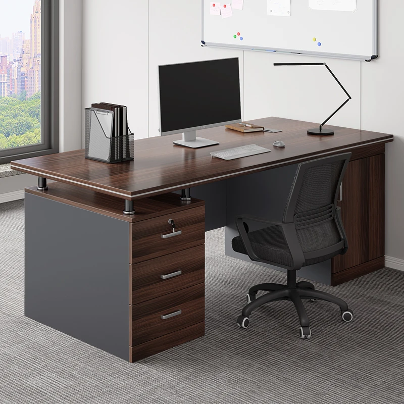 Desk boss table, workstation single and double computer table household table
