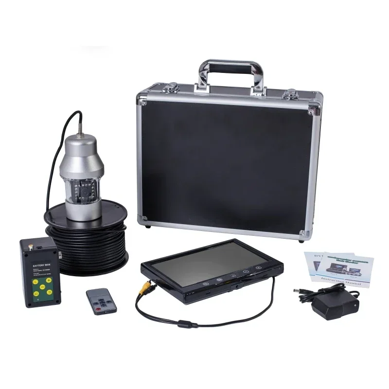 F08 20m 360Degree Underwater Rotating Fishing Camera with 18pcs LED Video recording function 1000TVL 7