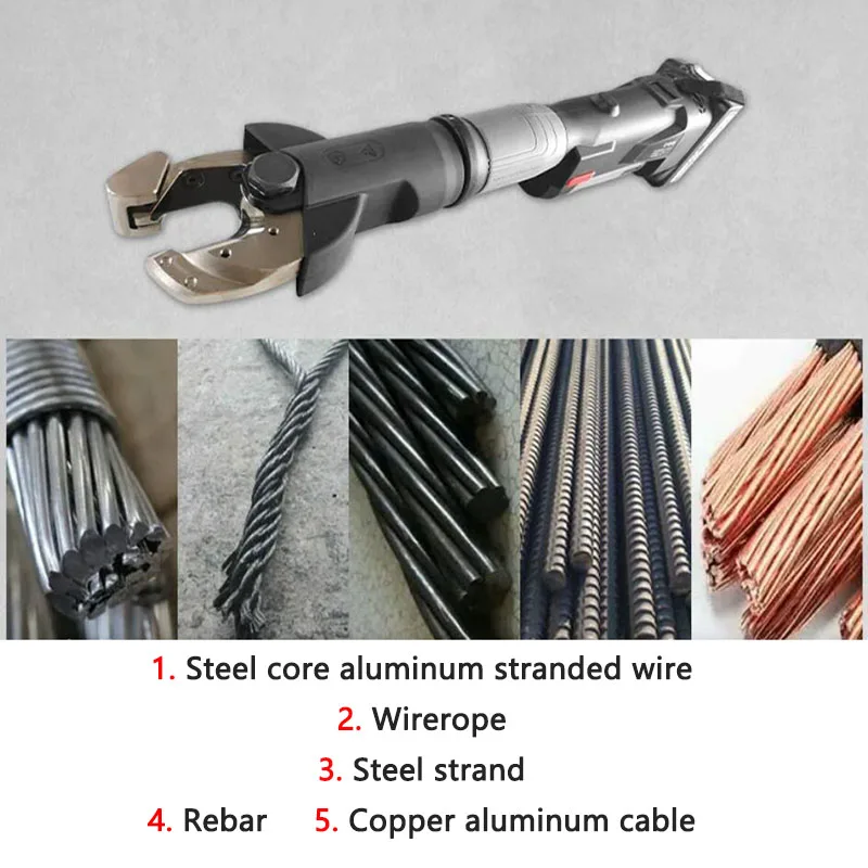 

Electric Cable Cutter Hydraulic Steel core aluminum stranded wire/Steel strand/Wirerope/Copper Aluminum Cable Cutting Pliers