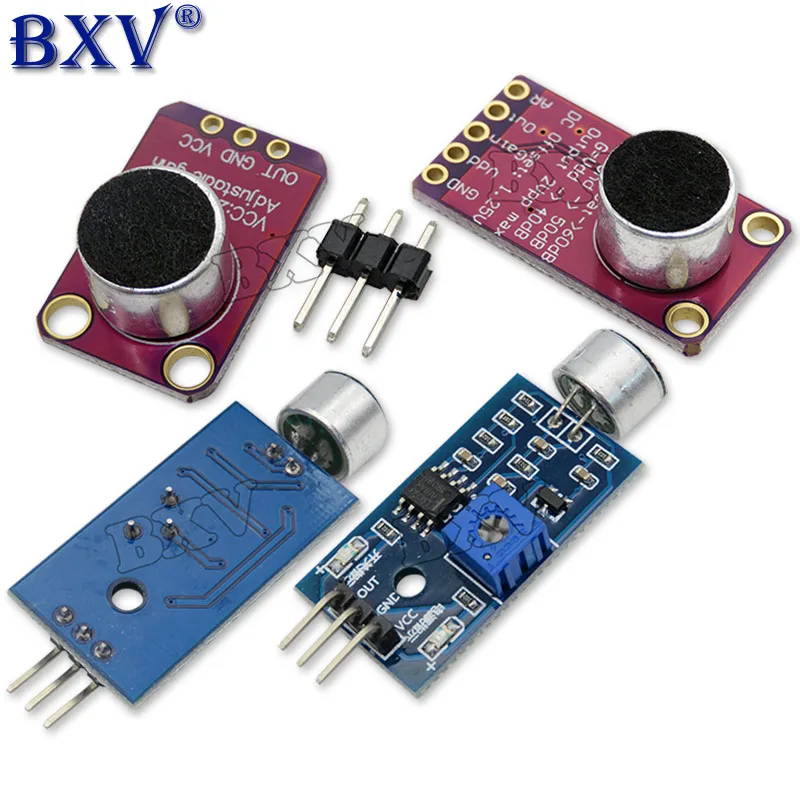 KY-037 Interruttore di rilevamento fischietto per Arduino MAX4466 MAX9814 Modulo sensore audio Sensore di controllo del suono BXV