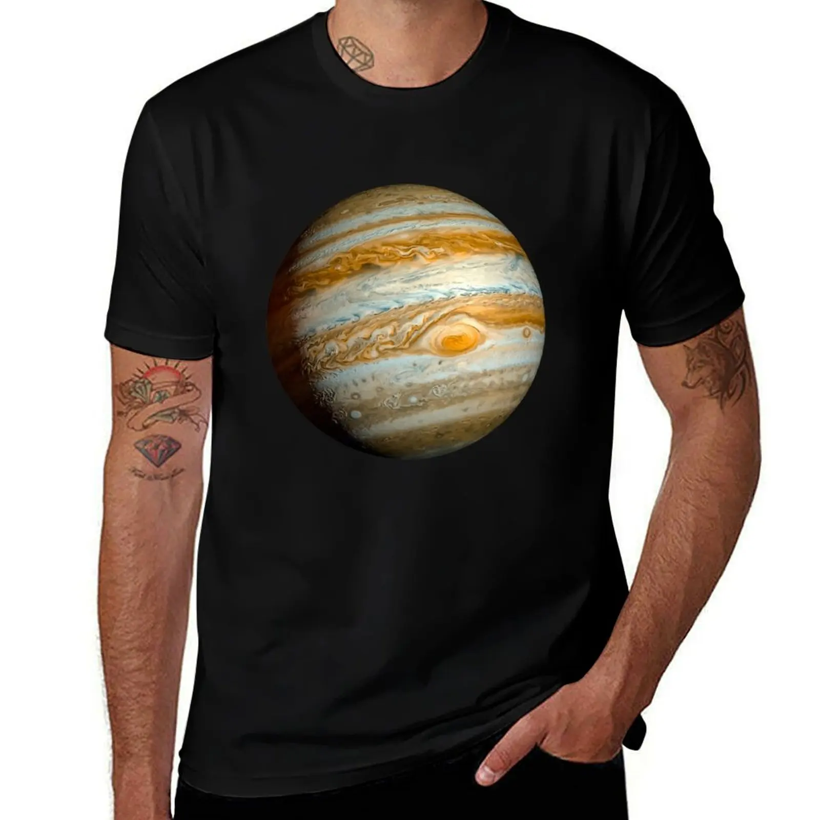 Planet Jupiter T-Shirt Soft Touch Basic Cotton T-Shirt