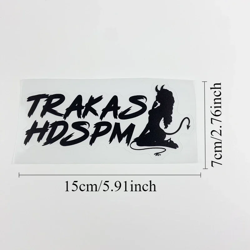 1PC TRAKAS HDSPM Funny Motorcycle Stickers Waterproof Motorbike Front Fairing Fuel Tank Side Panels DIY Body Durable Vinyl Decal