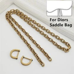 Accesorios de bolso de cadena de Metal, bolsos cruzados de un solo hombro, bolsos de correa adecuados para bolsa de sillín Dior, piezas de modificación DIY