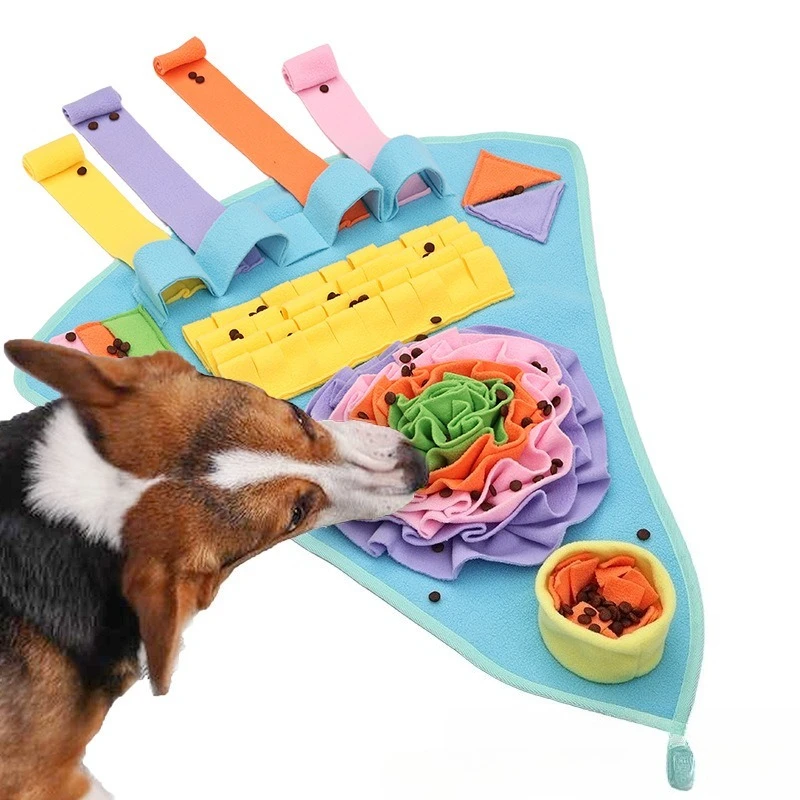 Pet Sniffing Pad Dog Toy Aircraft Type Puzzle Hiding Food Decompression Play Training Interactive Game