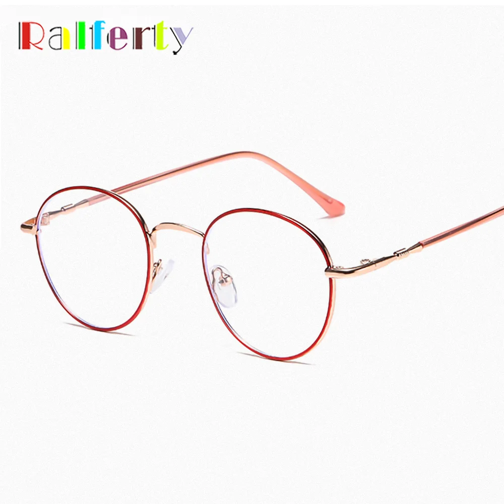2025 Fashion Round Reading Glasses Women Anti Blue Light Computer Luxury Brand Metal farsightedness Plus Eyeglasses + 50 1 75