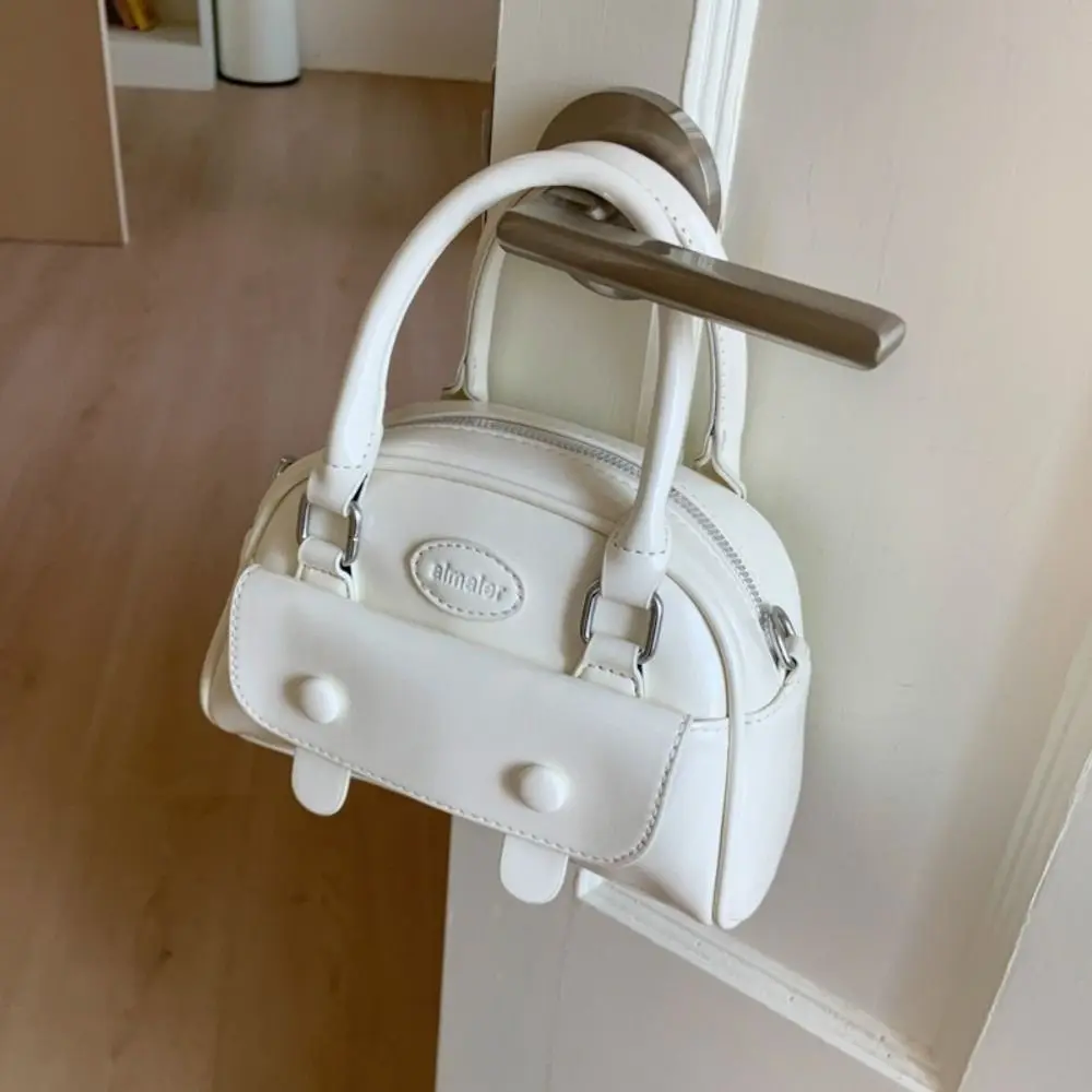 Borsa a tracolla Boston coreana alla moda Borsa sotto le ascelle da donna casual di lusso per pendolari Piccole borse in pelle PU