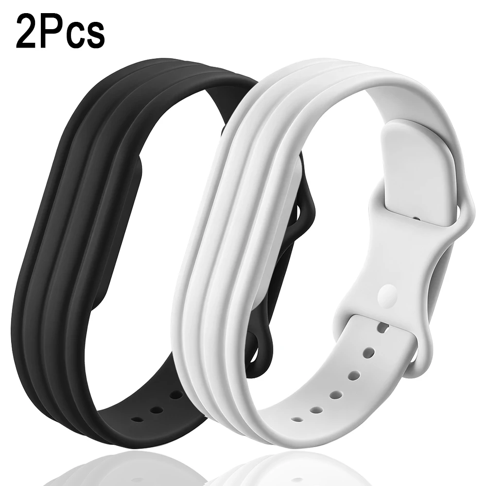 2Pcs Sport Silicone Loop Bands For Google Fitbit Air Soft Smartwatch Wristband Replacement For Fitbit Air Breathable Bracelets