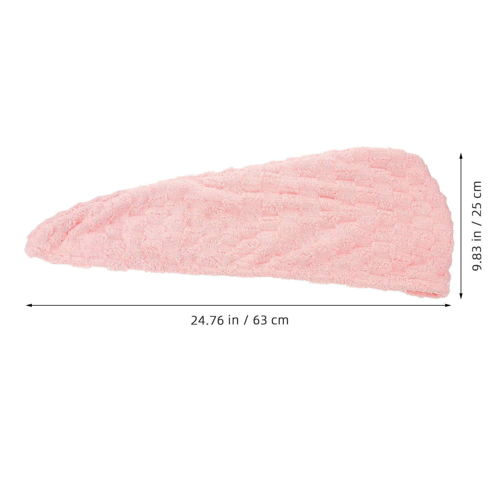 

Quick Dry Hair Towel Wrap Absorbent Dry Hair Cap Natural Drying Cap Prevent Frizz and Damage Coral Fleece Fabric