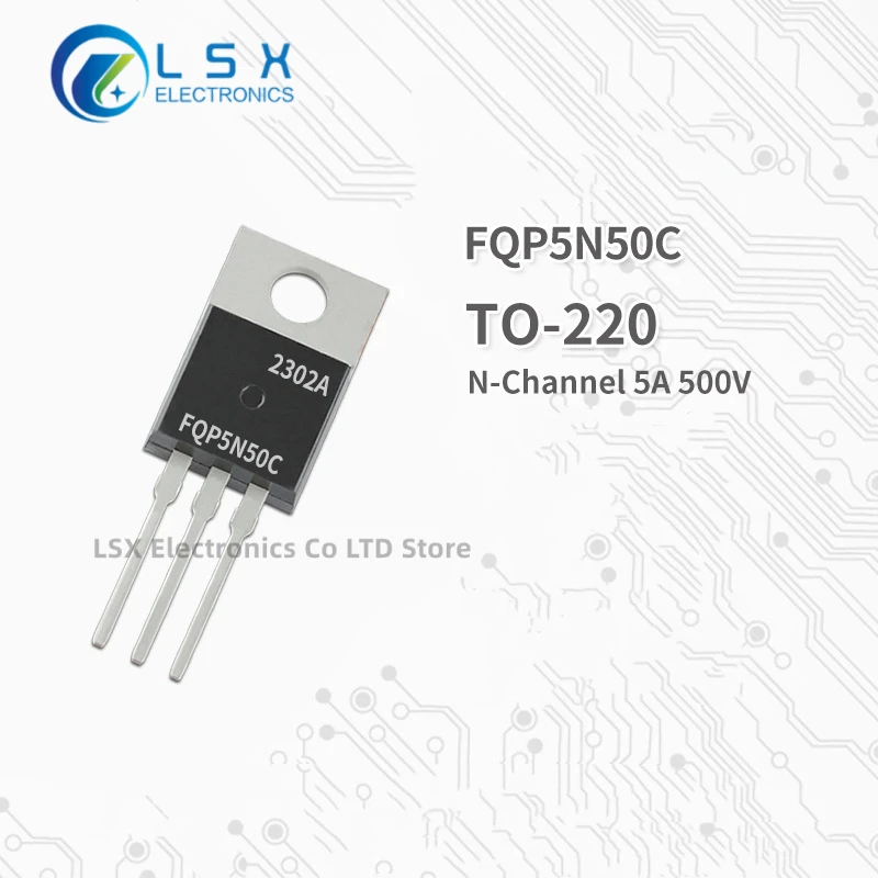 Factory Direct Sales FQP5N50C TO-220 N Channel MOS Field effect transistor 5A 500V