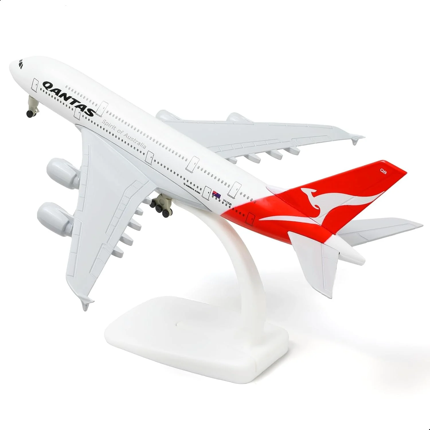 A380 modelo de avião austrália 20cm 1/300 modelo de avião de metal fundido com suporte para entusiasta da aviação presente brinquedos meninos crianças