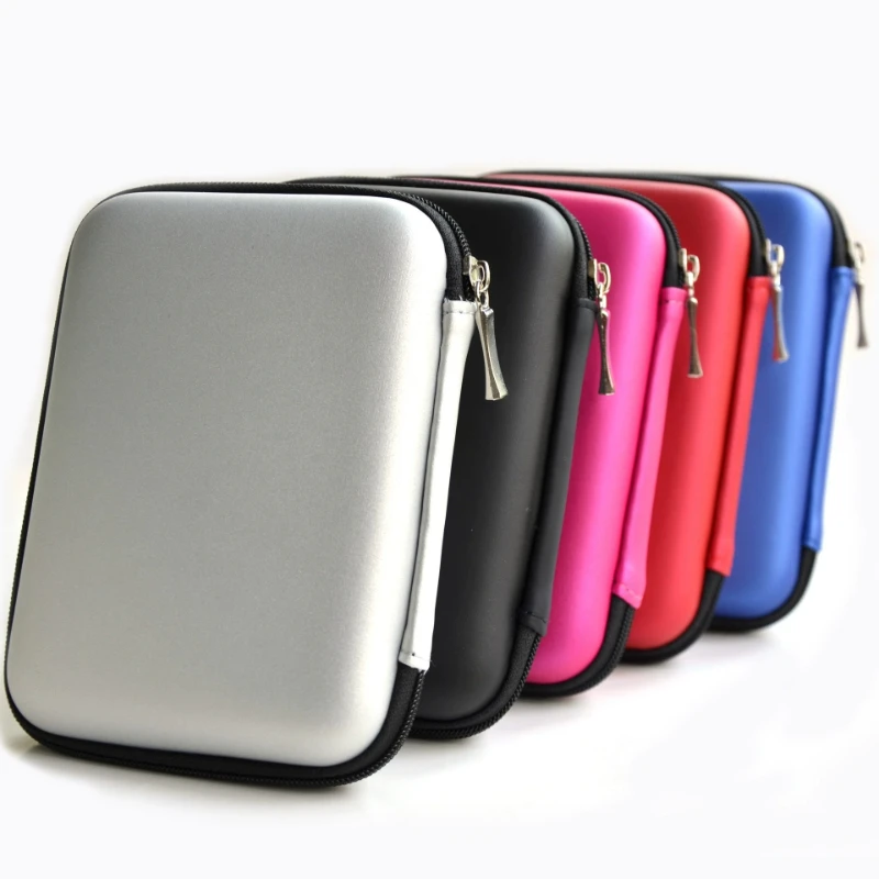2.5 Inch Portable EVA Hard Drive Storage Pouch Shockproof Carry Case For HDD USB Cable Earphone Laptop Travel Accessory Bag