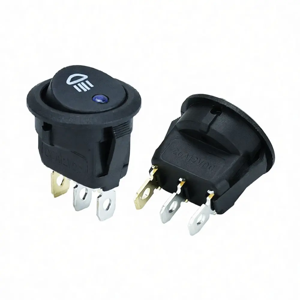 KCD1 Switch For Changshuo Automotive 12V 24V LED Illuminated Dash Rocker Toggle Light Cat Eye Pattern Modification Device
