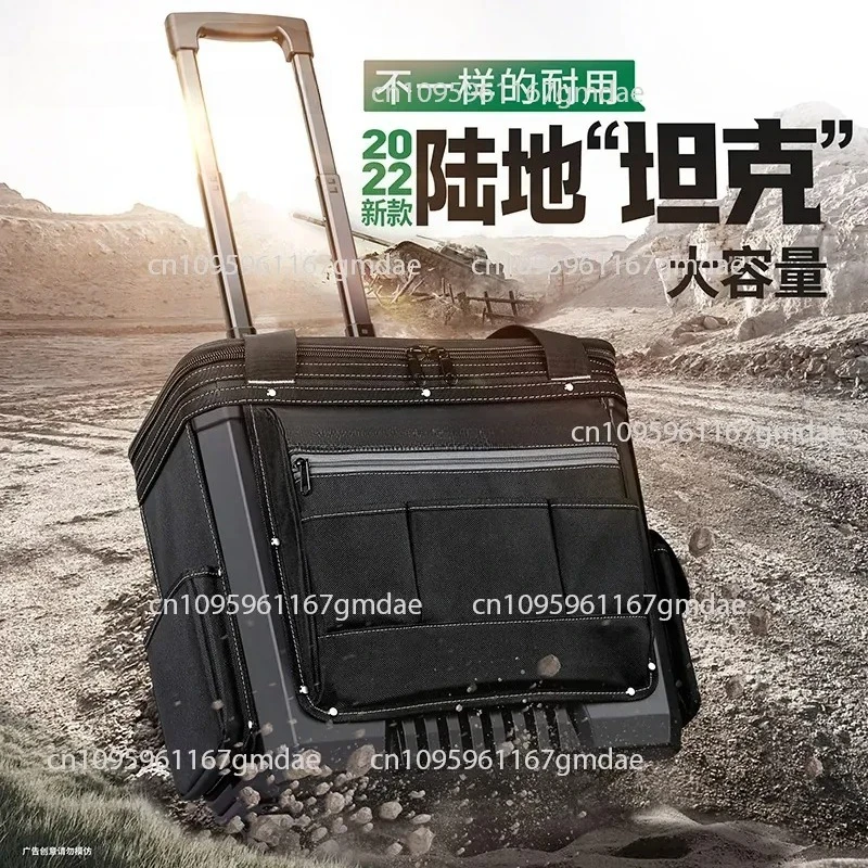 tie rod type tool kit multifunctional roller type maintenance canvas large thickened wear-resistant electrician