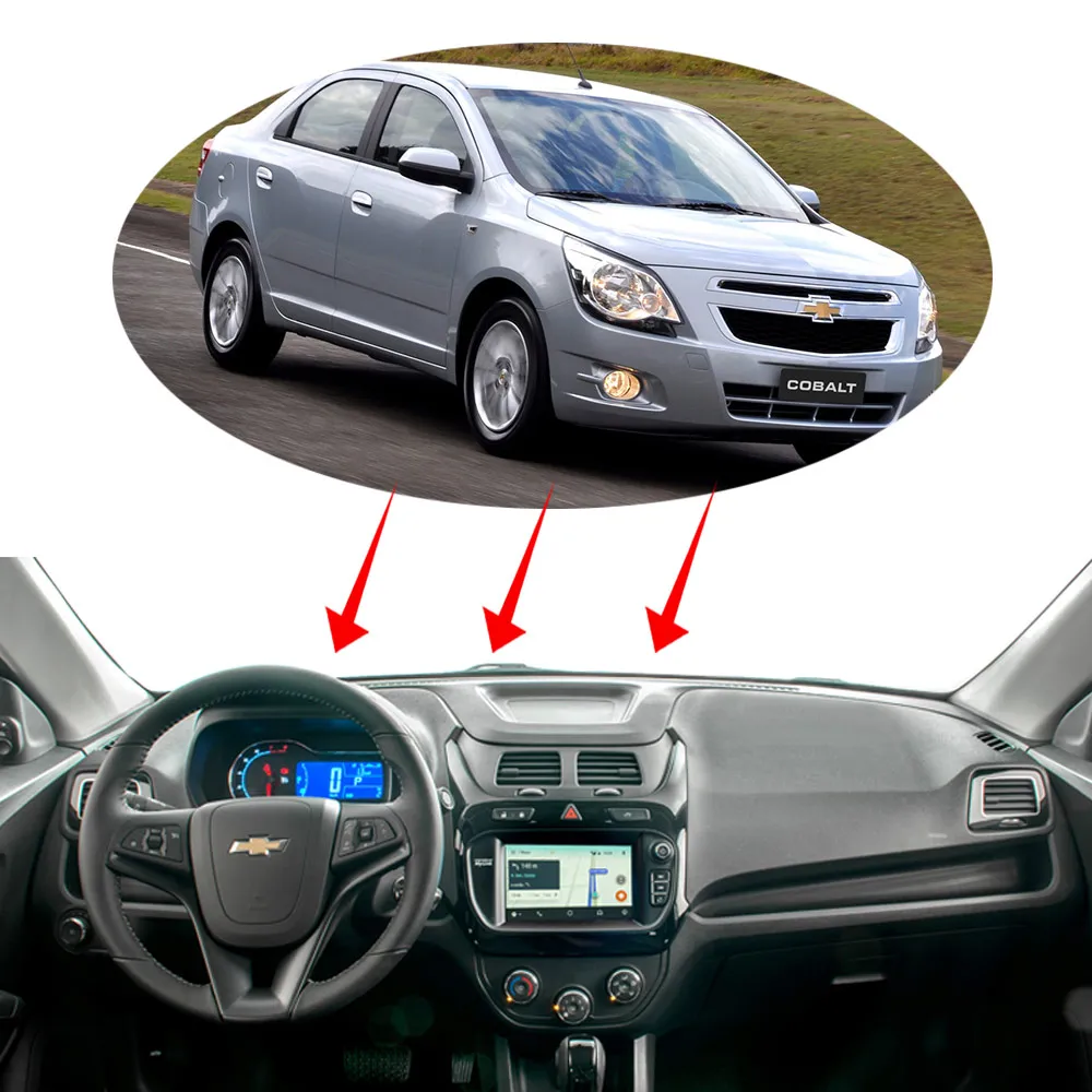 for Chevrolet Cobalt Ravon R4 2012~2023 2013 Dashboard Cover Anti-Slip Sunshade Dast Mat Carpet Cushion Rug Pad Car Accessorie