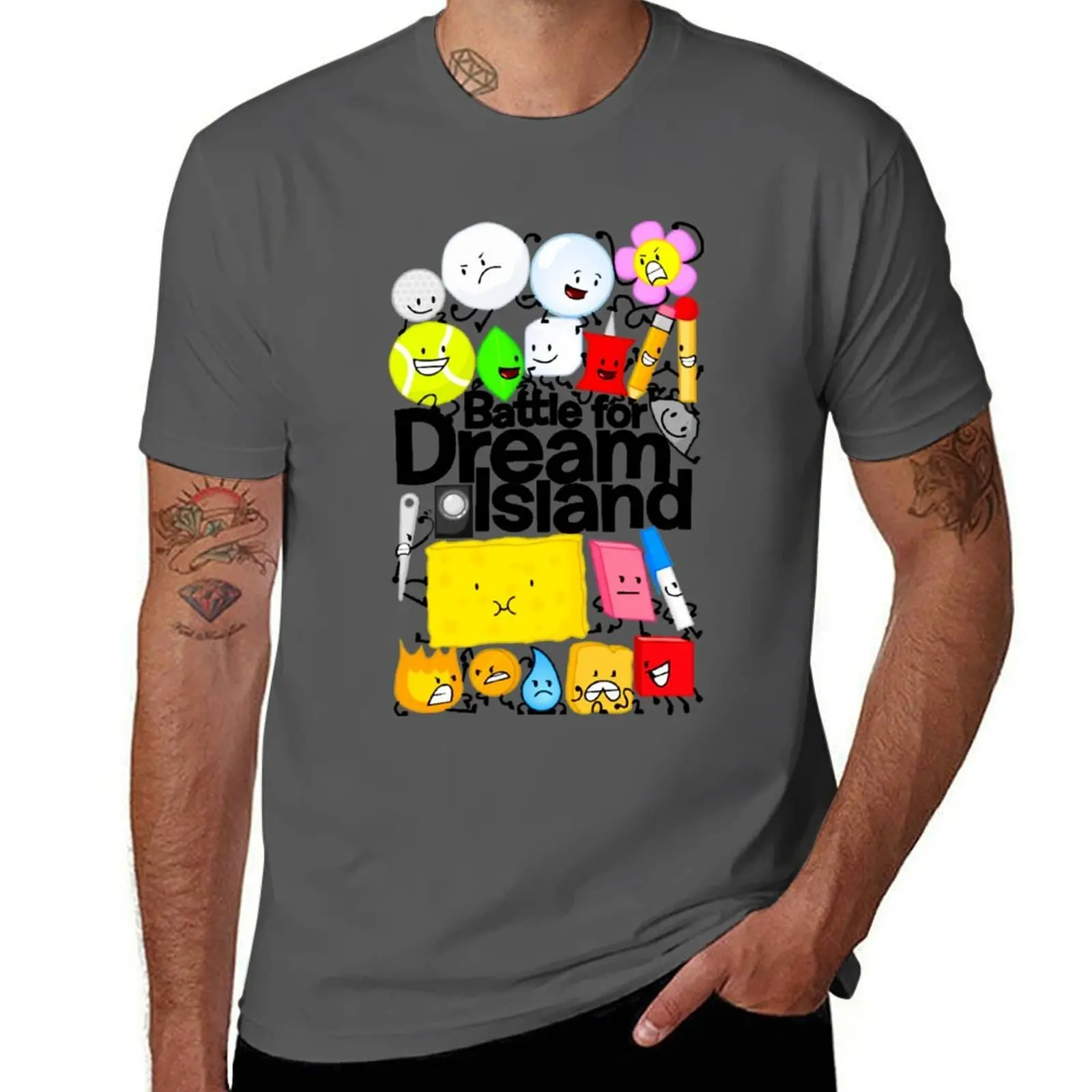 

Battle for dream island T-Shirt anime t shirts oversize man t shirt summer T-Shirt