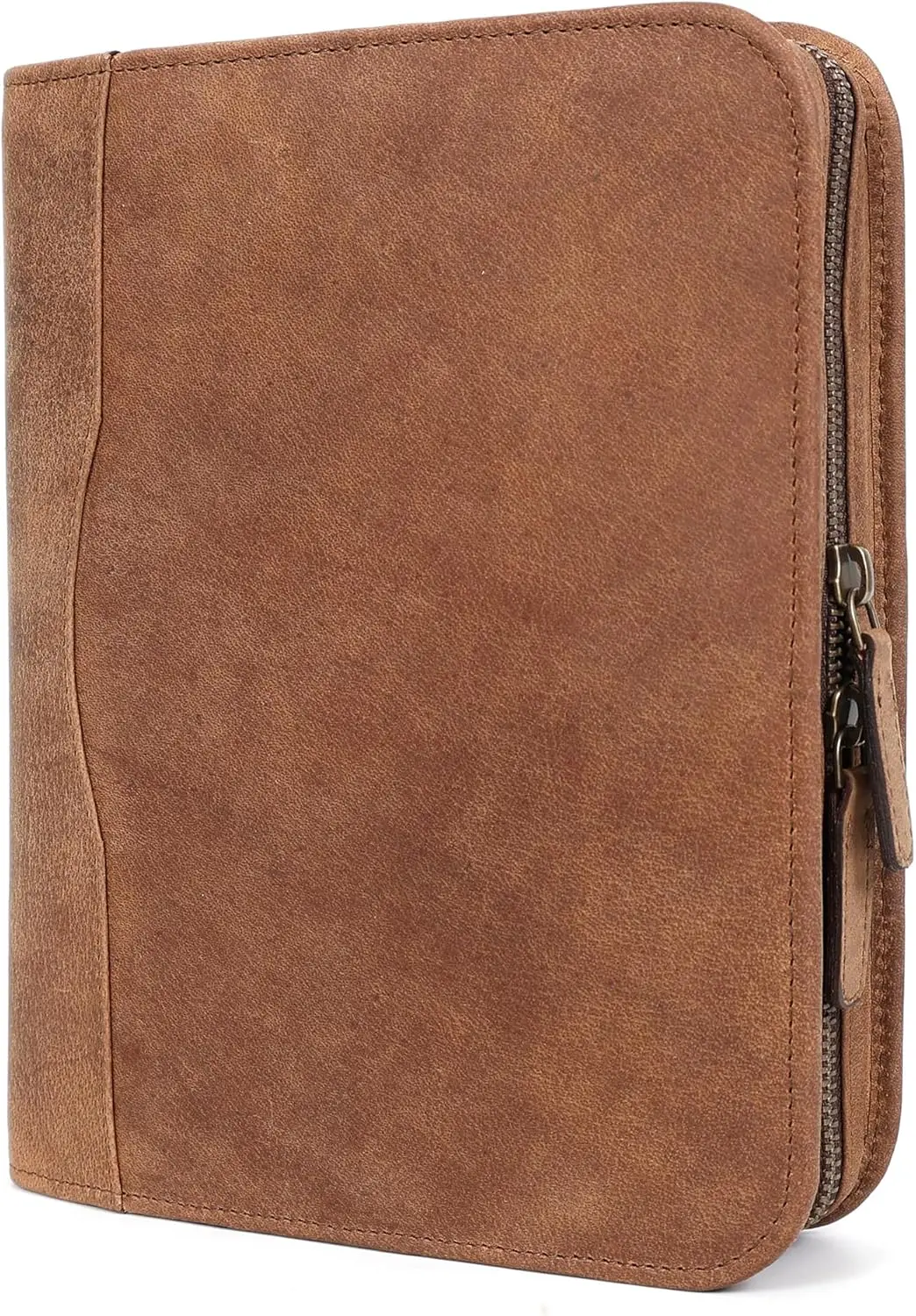 

A5 Leather Portfolio Padfolio Notebook Journal Cover Planner Binder Small Mens Business Work Folder Organizer