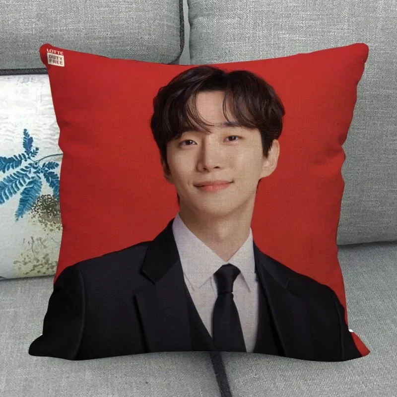 Kpop Lee Junho Pillowcase High Quality Home Textile Cotton Linen Fabric 45x45cm One Side Decoration Pillow Cover New WJY10.16