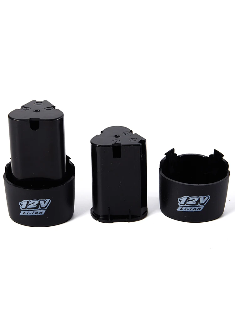 Li-Ion Rechargeable Battery Pack Plastic Shell New Lithium Electric Drill Rechargeable Battery Case 12V Lithium Battery Case