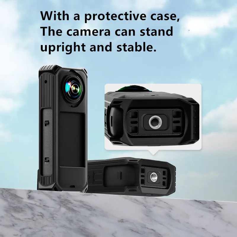 Для экшн-камеры Insta360 X5, силиконовый чехол, противоударный защитный чехол, пылезащитная панорамная спортивная камера, аксессуары