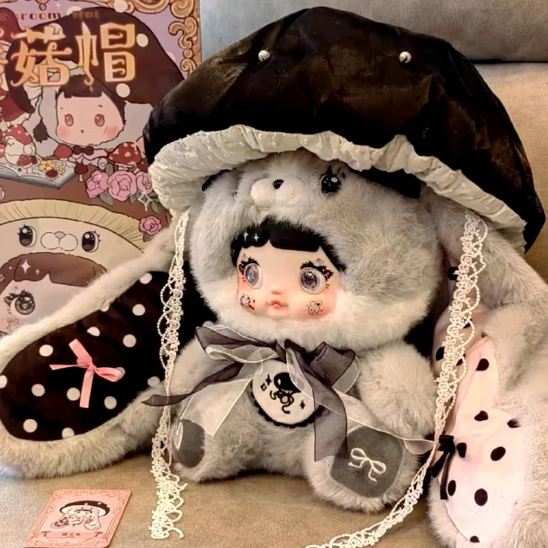 

В наличии Hi Toy Original Nommi 400% 2-го поколения грибная шляпа серии слепая коробка игрушки декор комнаты кукла собирает девушку подарок на день рождения