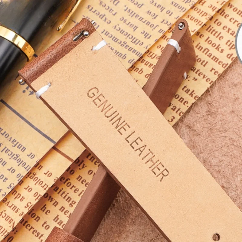 Для Longines Tissot Casio кожаный быстросъемный ремешок из воловьей кожи для мужчин и женщин 16, 18, 20, 22 мм, оригинальные сменные ремешки для часов