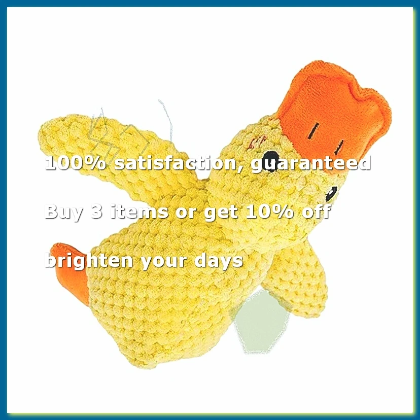 Dog Sleeping Toy Duck Chew Sounding Toy for Medium Large Dogs Outdoor Interactive Pet Training Toy Dog Accessories