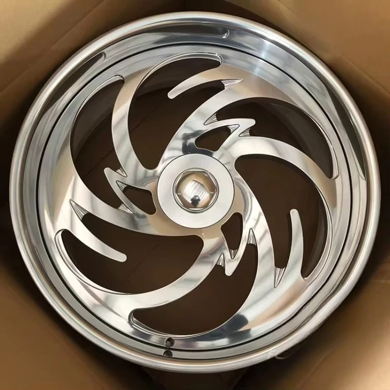 

2-piece Deep Lip Polished Truck Wheels Rims Forged for Jeep Dodge Ram Ford Chevy