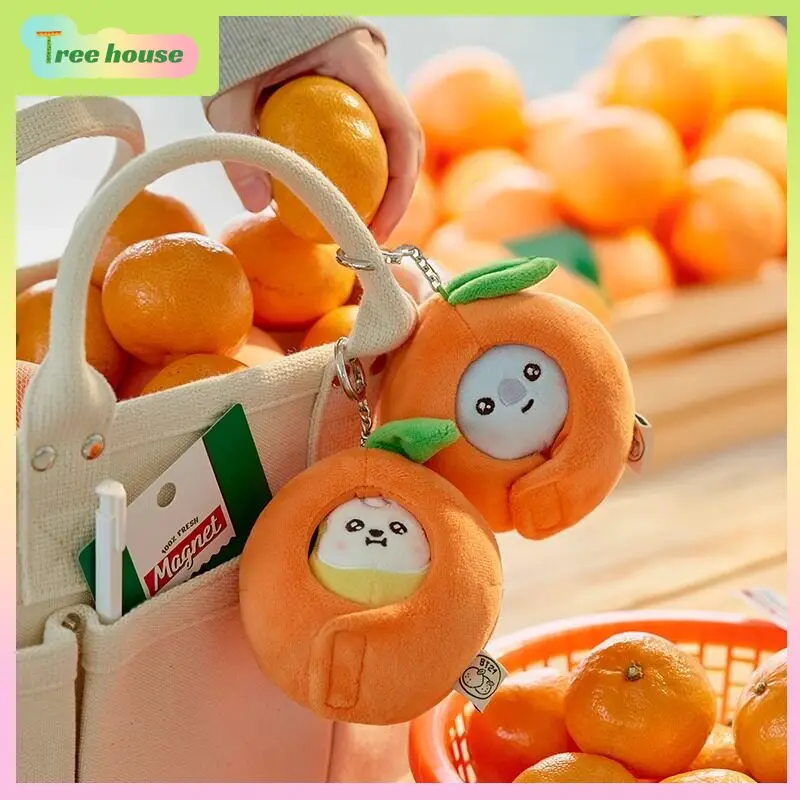 Superpower Korean Team BT21 BTS Celebrity Periphery BABY Orange Party Series Plush Doll Backpack Pendant Keychain Pendant Gift