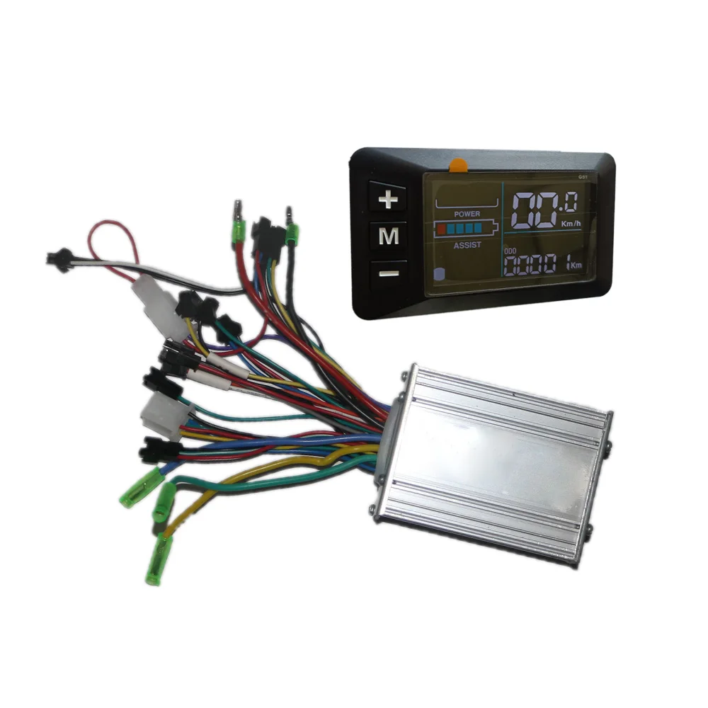 Electric Bike 24-48V 52/60V 350W DC Brushless Motor controller with Colour LCD Display Panel G51 For Electric Scooter Acesssorie