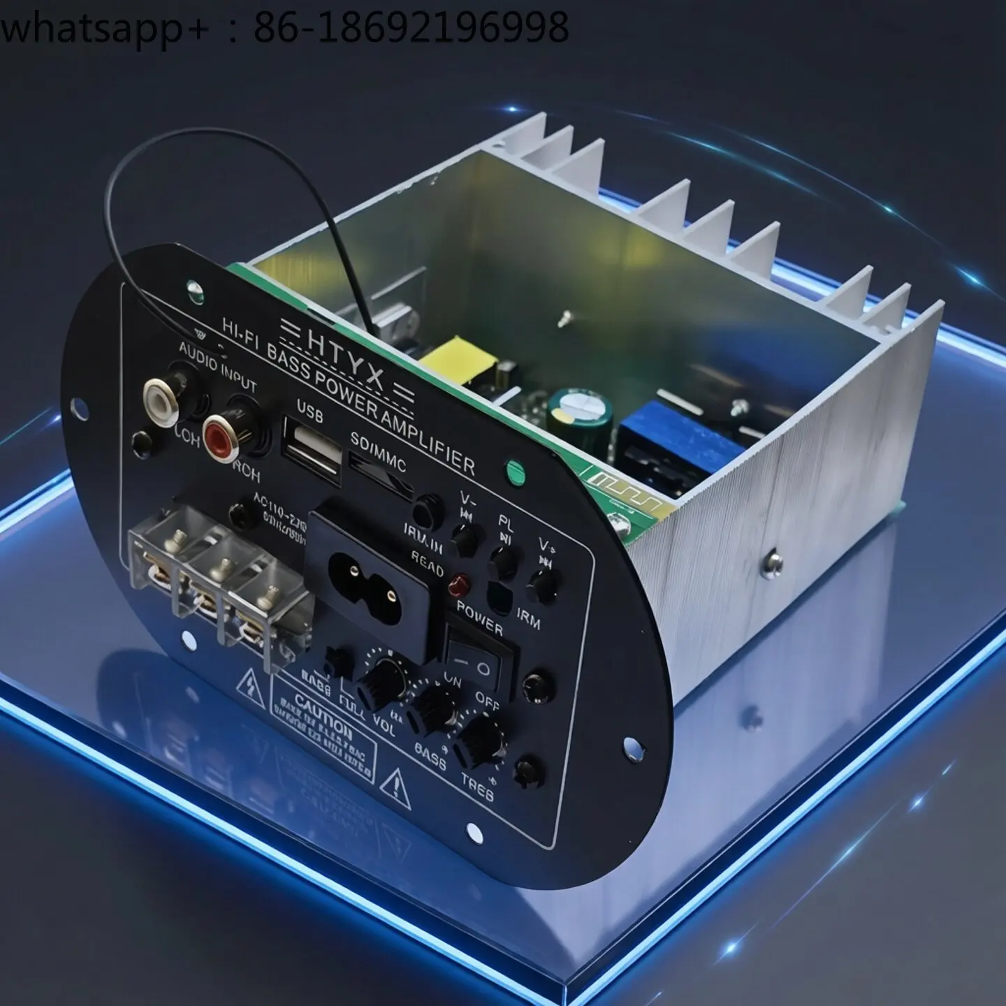 12V220F High Power Car Car Card Subwoofer Bluetooth Power Amplifier Board 12 Inch Audio Power Amplifier Main Board