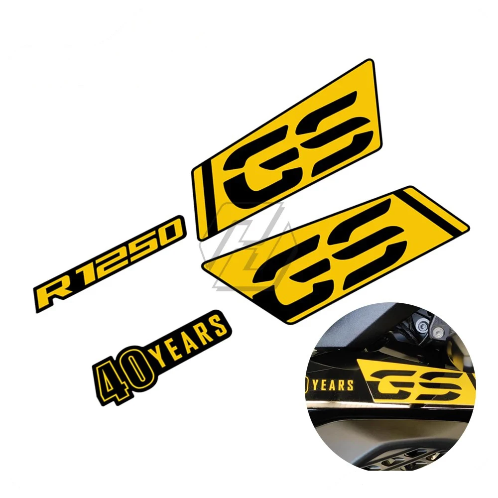 

Motorcycle Front Fairing Sticker Case for BMW R1250GS Adventure 2017-2021 40 Years GS Decal