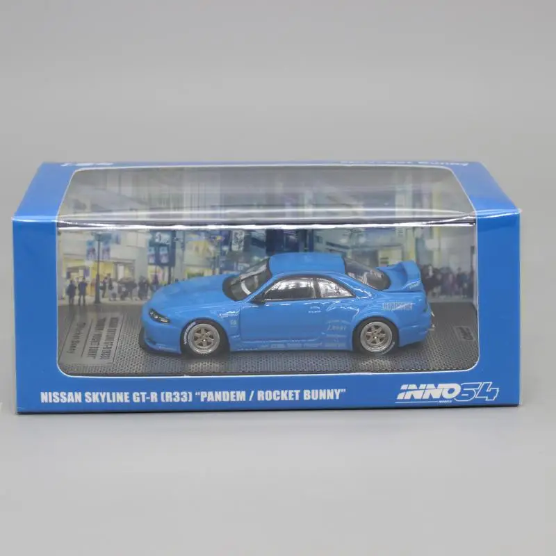 Inno 1:64 Skyline R33 GT-R Diecast Model Car Kids Toys Gift