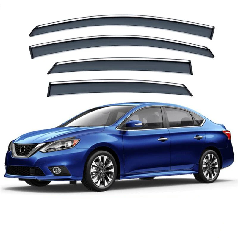 Weather Shields Side Window Deflector Window Visor For Nissan Sentra 2012 2013 2014 2015 2016 2017 2018 2019 2020 2021 2022 2023