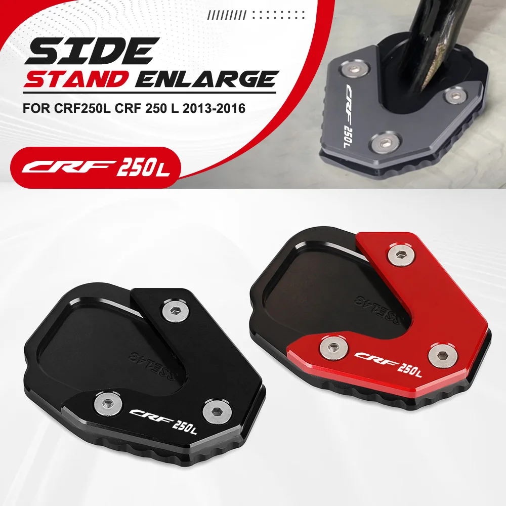 

Kickstand Extension Foot Side Stand Pad Support Plate Enlarge Stand For Honda CRF250L CRF 250 L 2013 2014 2015 2016 Accessories