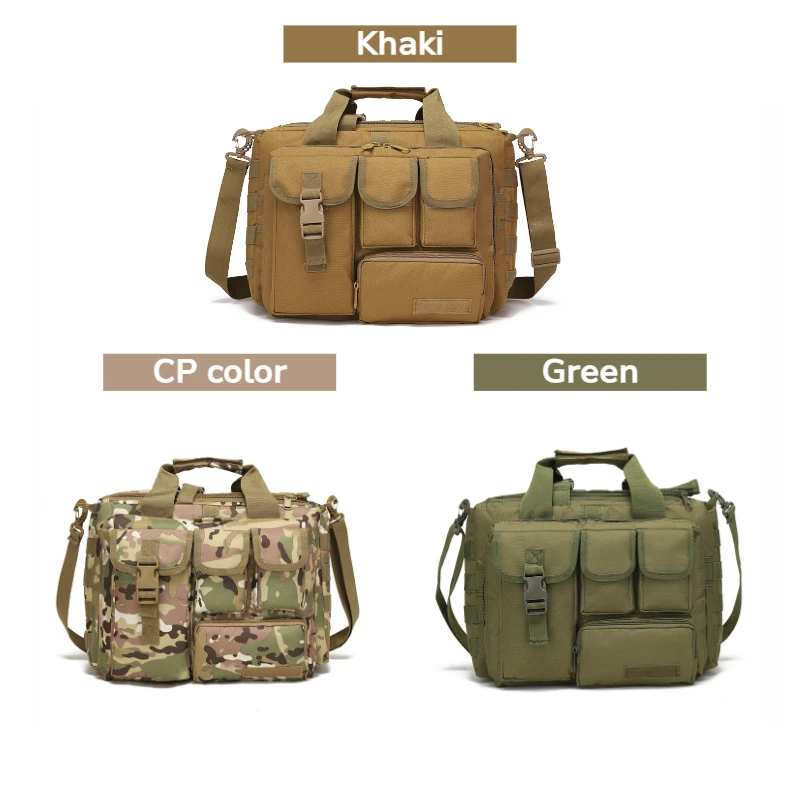 حقيبة كتف تكتيكية جديدة مقاومة للماء ومقاومة للاهتراء لتسلق الجبال في الهواء الطلق حقيبة كتف للكمبيوتر المحمول #5