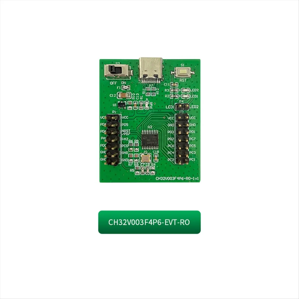 Fashion CH32V003 Development Board Kit Evaluation Board 32-Bit General-Purpose RISC-V MCU Functional Application Assessment