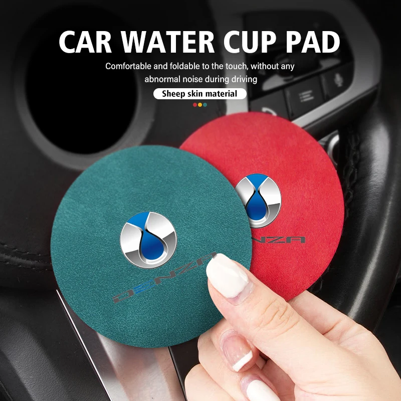 2 Pack Car Waterproof Coasters Anti-Slip Water Coasters for Denza D9 N7 X N8 Dmi EV