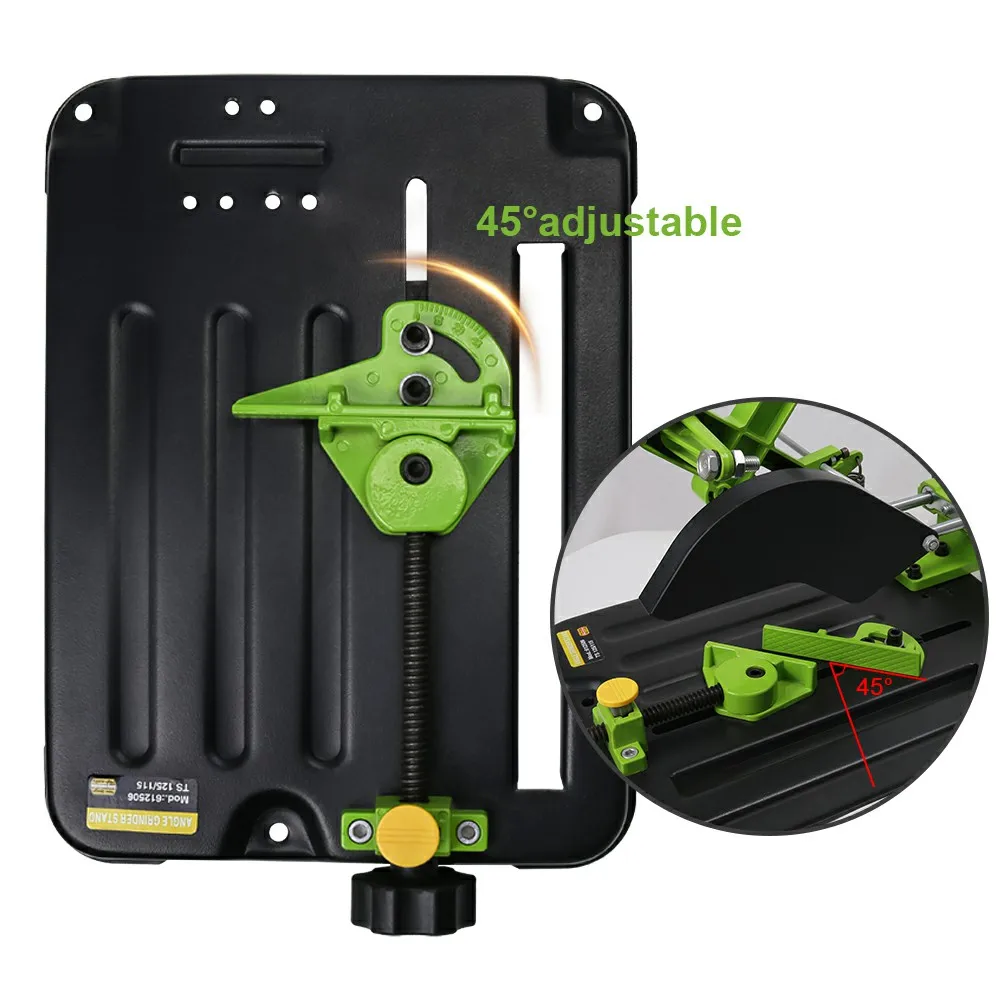 ALLSOME زاوية مطحنة حامل طاحونة حامل القاطع دعم قوس الحديد قاعدة آلة قطع ل 100/115/125 مللي متر زاوية طاحونة