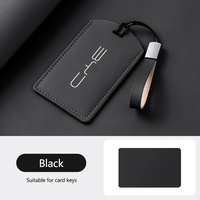 For BYD Atto3 Yuan Tang EV Han Qin Song Plus DMi Dolphin S7 S6 L3 M6 F3 F0 Leather Car NFC Card Samrt Key Case Cover Keychain
