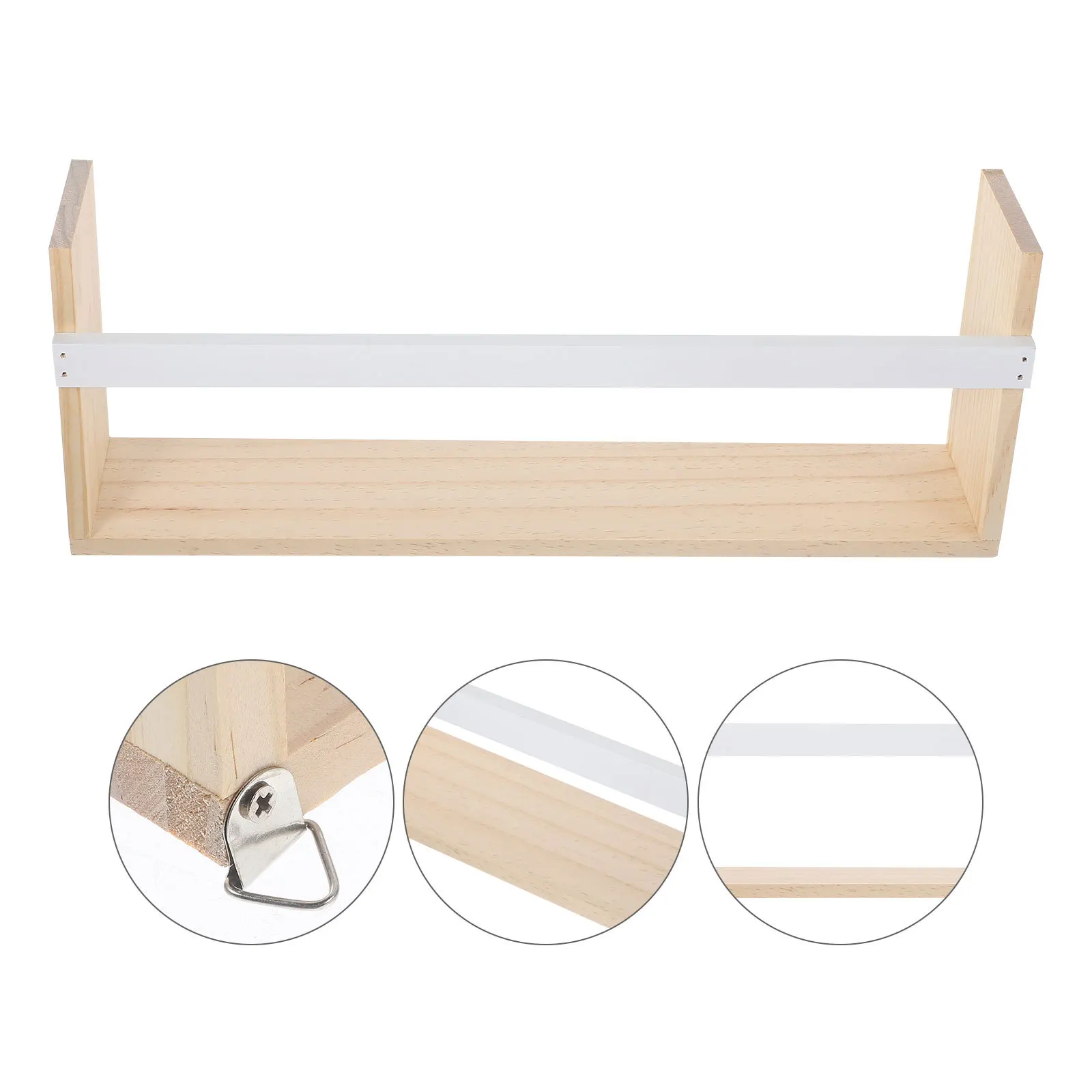 

Wooden Wall Floating Shelf 8.7”X5.9” Rustic Style Storage Holder For Bedroom Living Room Wall Decor Shelves Home Organizer