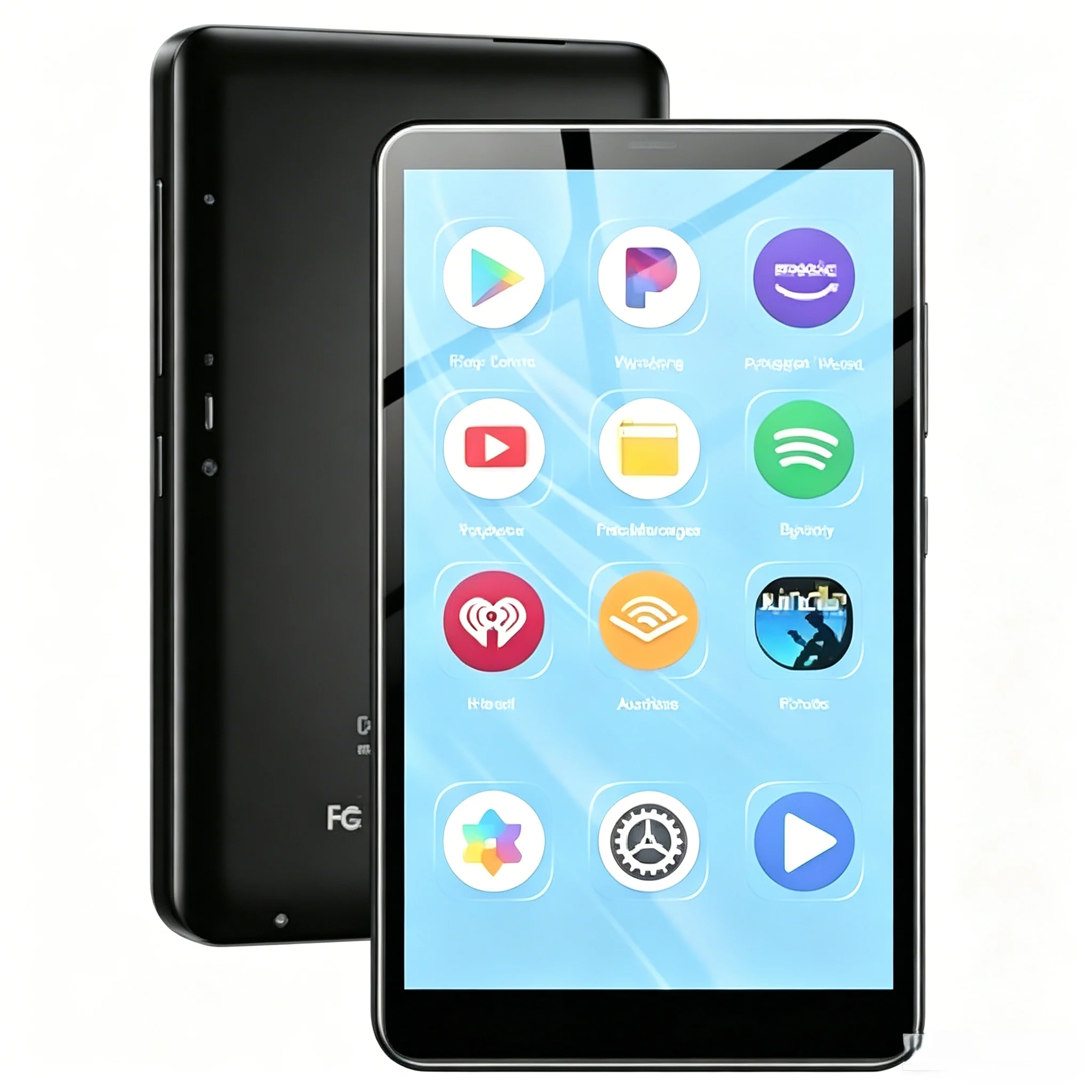 

4 Inch Touchscreen MP4 Player, 2+32GB Built-in Memory Bluetooth WiFi MP3 Player, Support Spotify & Pandora, Black