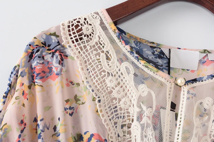 กระโปรงทรงเอ ผ้าชีฟองพิมพ์ลาย ยาวปานกลาง สไตล์ลำลอง เหมาะสำหรับใส่ไปทำงาน ใส่ได้หลายโอกาส รุ่นใหม่สำหรับฤดูร้อน