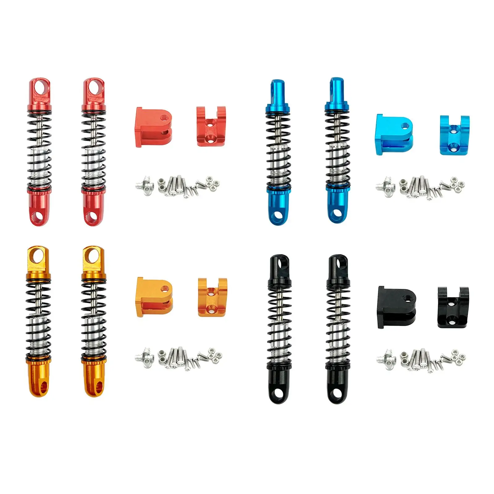 1 paar RC Front Shock Absorbers Spring Assisted with Fixed Seat Dampers 42 1/16 RC Vehicles Assembly diy Upgrade