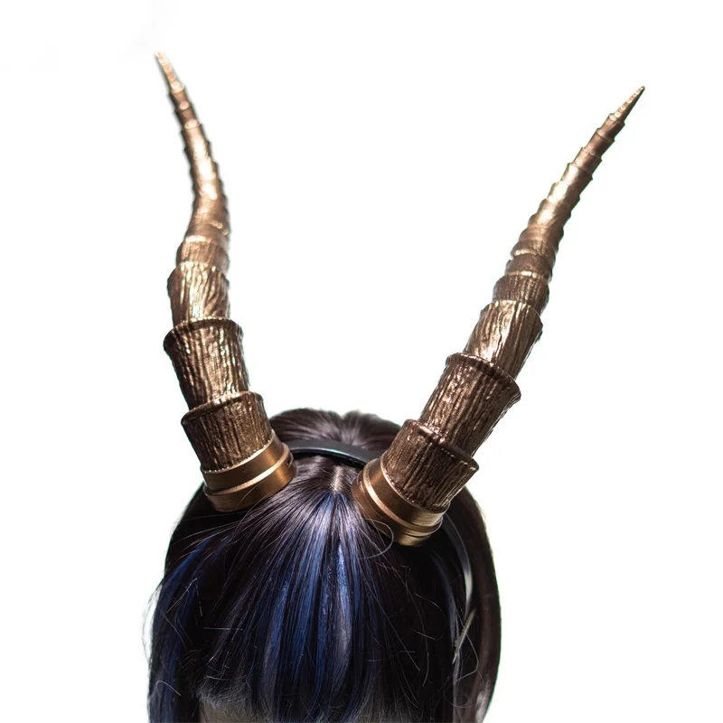 Accesorios de Disfraces de Dibujos Animados de Zoo 2, Cuernos de Gacela, Cuernos de Oveja, Diadema, Tocado, Accesorios para Disfraces, Tocados, Disfraces de Halloween, Accesorios de Carnaval