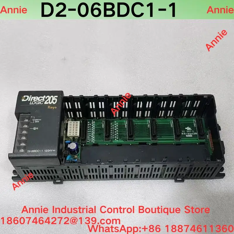 Second-hand test OK  D2-06BDC1-1 6-slot DC24V main substrate