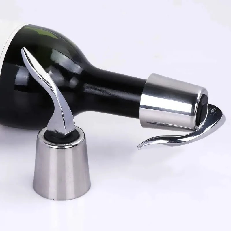 Wine Bottle Stopper Reusable Leakproof Silicone Beverage Bottle Sealer Kitchen Bar Tools Fresh Sealing Plug