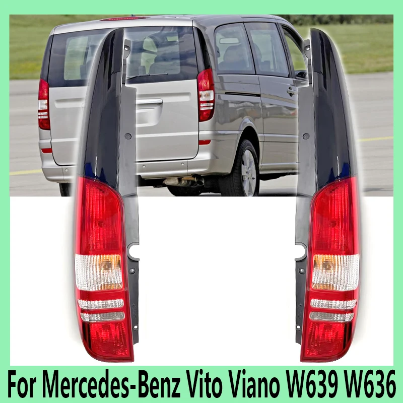 

For Mercedes-Benz Vito Viano W639 W636 Auto Accessories Tail Light Brake Light Turn Light Rear Bumper Light Shade Without Bulb